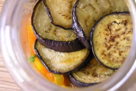Закуска из баклажан со сладким перцем: шаг 5