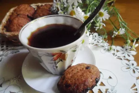 Печенье из цельнозерновой муки с шоколадными каплями "в последний день лета": шаг 8
