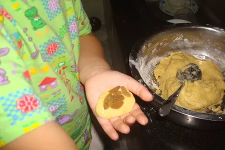 Печенье трюфеля с орешками: шаг 2