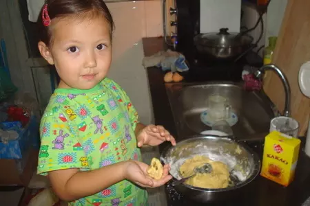 Печенье трюфеля с орешками: шаг 3