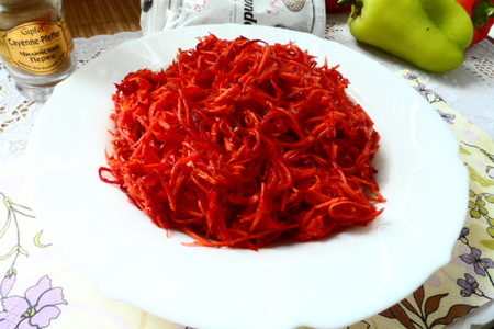 Свекольно-морковный салат(как бы по-корейски): шаг 4