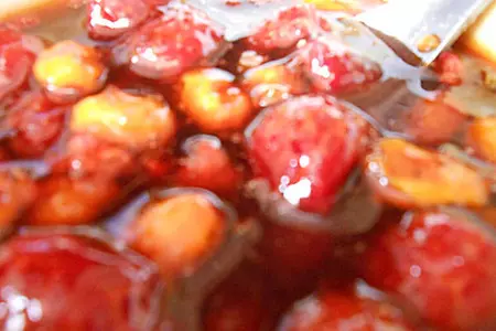 Флан-фламбе кокосово-абсентный: шаг 7