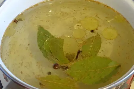 Скумбрия пряного-мокрого посола: шаг 2