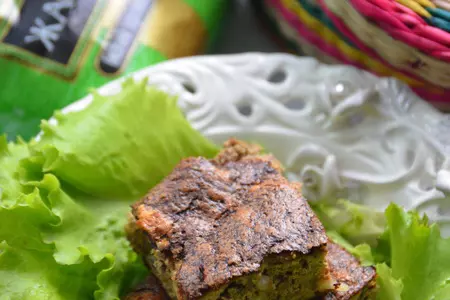 Печеночная запеканка с грибами и рисом: шаг 6