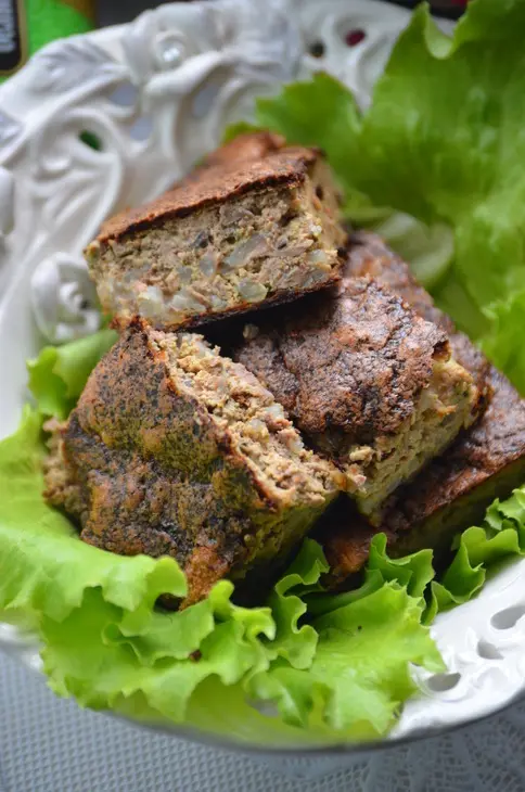 Печеночная запеканка с грибами и рисом: шаг 7