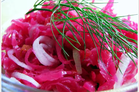 Хрустящая краснокочанная капуста, маринованная со сливой: шаг 8
