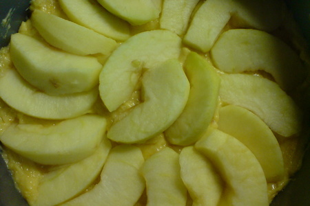 Пирог яблочный с курагой и карамелью: шаг 3