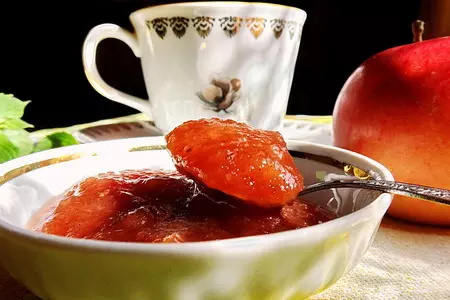 Яблочное повидло с корицей и базиликом: шаг 9