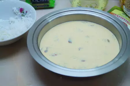 Флан с креветками.: шаг 4