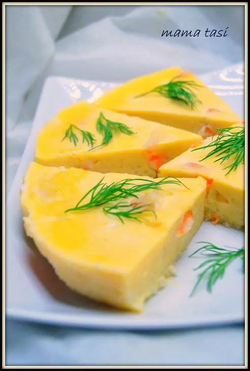 Флан с креветками.: шаг 5