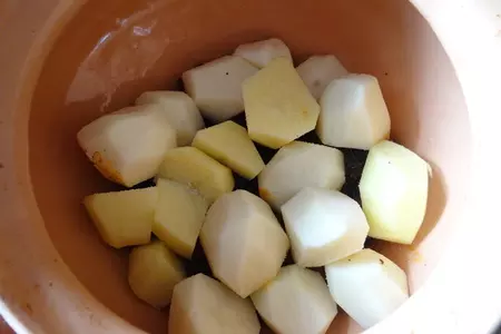Жаркое сливочное по-царски с говядиной и овощами: шаг 6