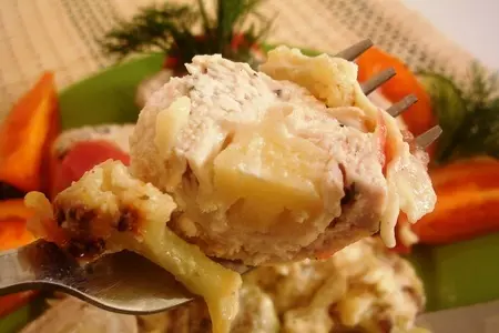 Рулики куриные  на пару….или "кордон-блю" по несчастью.: шаг 8