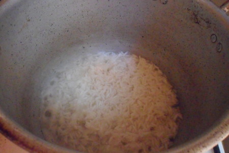 Кабачковая запеканка с рисом: шаг 1