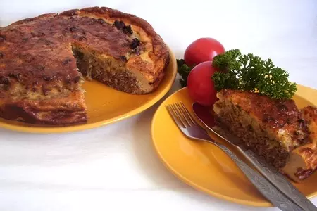 Мясная запеканка-пирог.: шаг 5