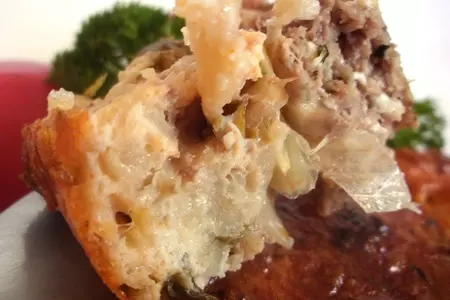 Мясная запеканка-пирог.: шаг 8