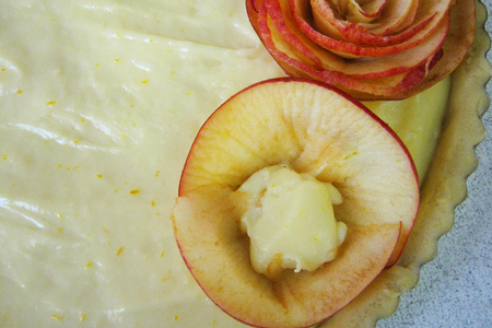Песочный пирог "яблочные розы": шаг 5