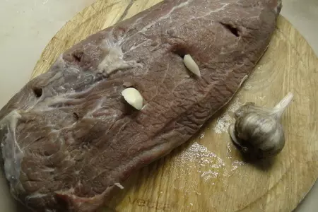 Мясо запечённое, два способа в одном рецепте.: шаг 1