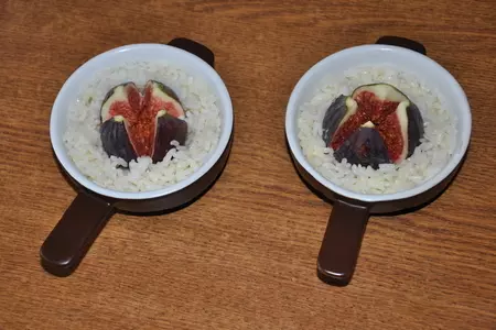 Десертный рис с инжиром и медом: шаг 1