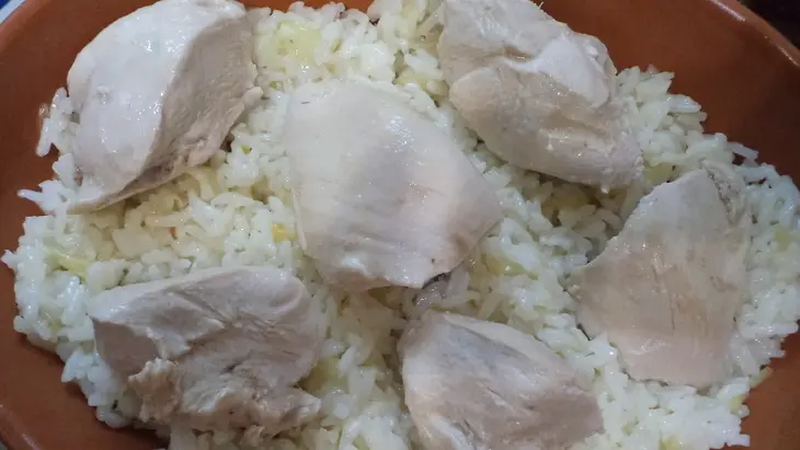 Филе цыпленка запеченное с рисом жасмин, курагой, изюмом и кунжутом!: шаг 3