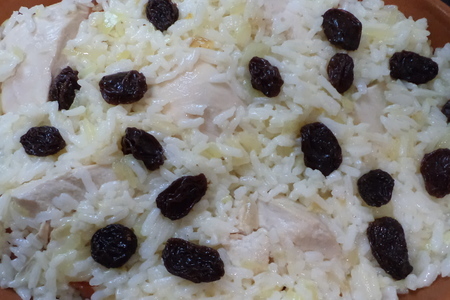 Филе цыпленка запеченное с рисом жасмин, курагой, изюмом и кунжутом!: шаг 5