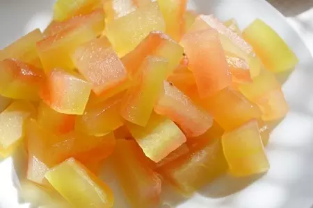 Мармелад из арбузных  корок: шаг 3