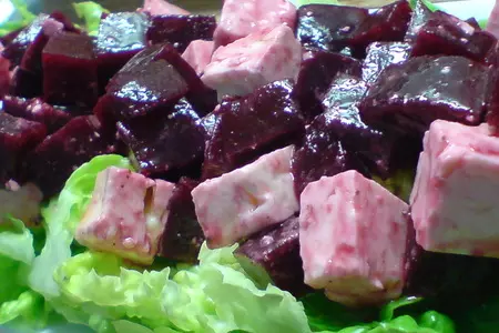 Салат из печёной свёклы с брынзой: шаг 4