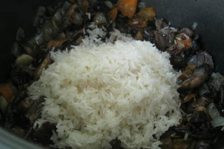 Рис "жасмин" с лесными шампиньонами и говядиной: шаг 5