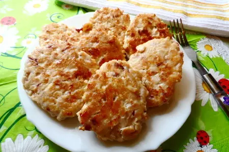 Рубленые котлеты из курицы.: шаг 4