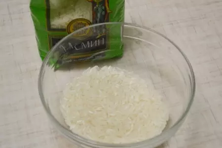 Рисовое соте с овощами, с салатом из запеченной рыбы.: шаг 3