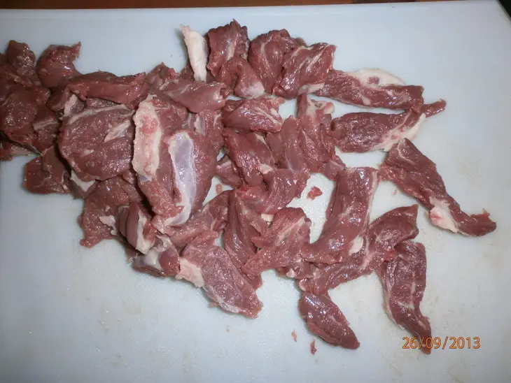 Тыквенная лапша с говядиной и грибами, тыквенные вафли, тыквенный смузи бонусом (дуэль): шаг 7