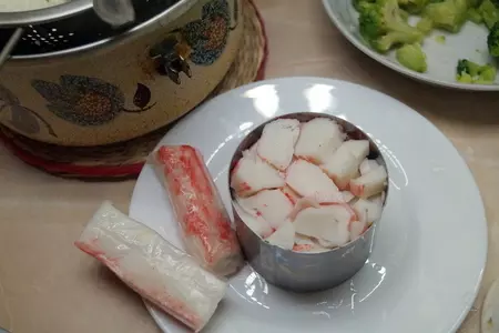 Салат с рисом и брокколи: шаг 3