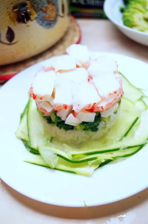 Салат с рисом и брокколи: шаг 4