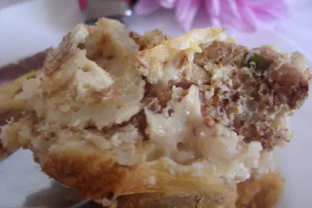 Блинный пирог с пикантной начинкой.: шаг 13