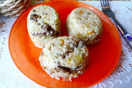 Рис с куриной печенью(обед выходного дня,для ленивых): шаг 3