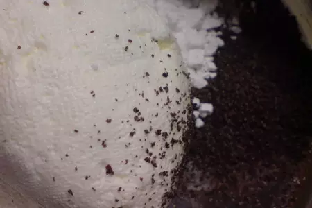 Блинчики сливочные с черешнями и маковым кремом из йогурта //улёт/: шаг 5