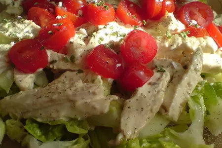 Горячий салат с куриной грудкой и овощами: шаг 8