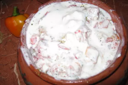 Картошка с грибами и мясом в горшочках: шаг 21
