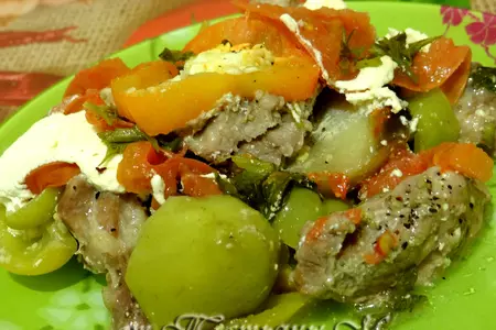 Свинина, тушеная с овощами (очень быстро и очень вкусно!): шаг 5