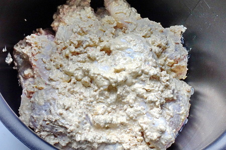 Куриные голени в ореховом соусе (мультиварка-скороварка vitek vt-4201 sr): шаг 3