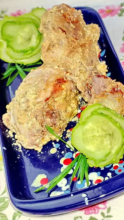Куриные голени в ореховом соусе: шаг 5