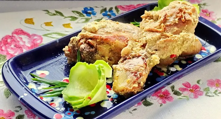 Куриные голени в ореховом соусе: шаг 6