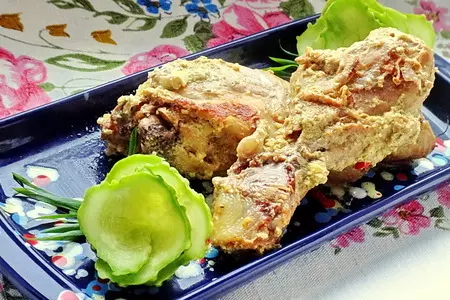 Куриные голени в ореховом соусе: шаг 8