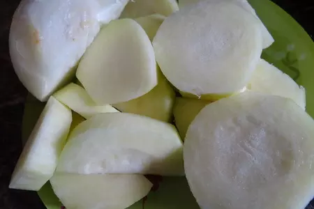 Скумбрия, запеченная с кабачками: шаг 3