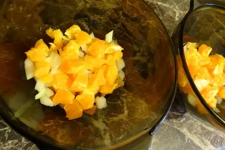 Порционный сытный салатик с морепродуктами: шаг 3