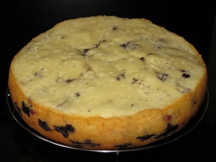Кекс с голубикой и сливочным сыром (тест - драйв): шаг 6
