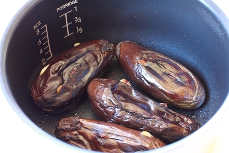 Дип из баклажанов с грецкими орехами и мятой: шаг 4