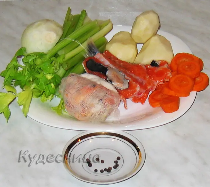 Крем-суп из сёмги с креветками: шаг 3