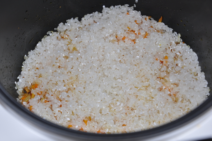 Рисовая кашка с горошком на гарнир (тест-драйв): шаг 3