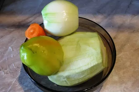 Гречка с овощами: шаг 1