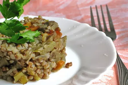 Гречка с овощами: шаг 7